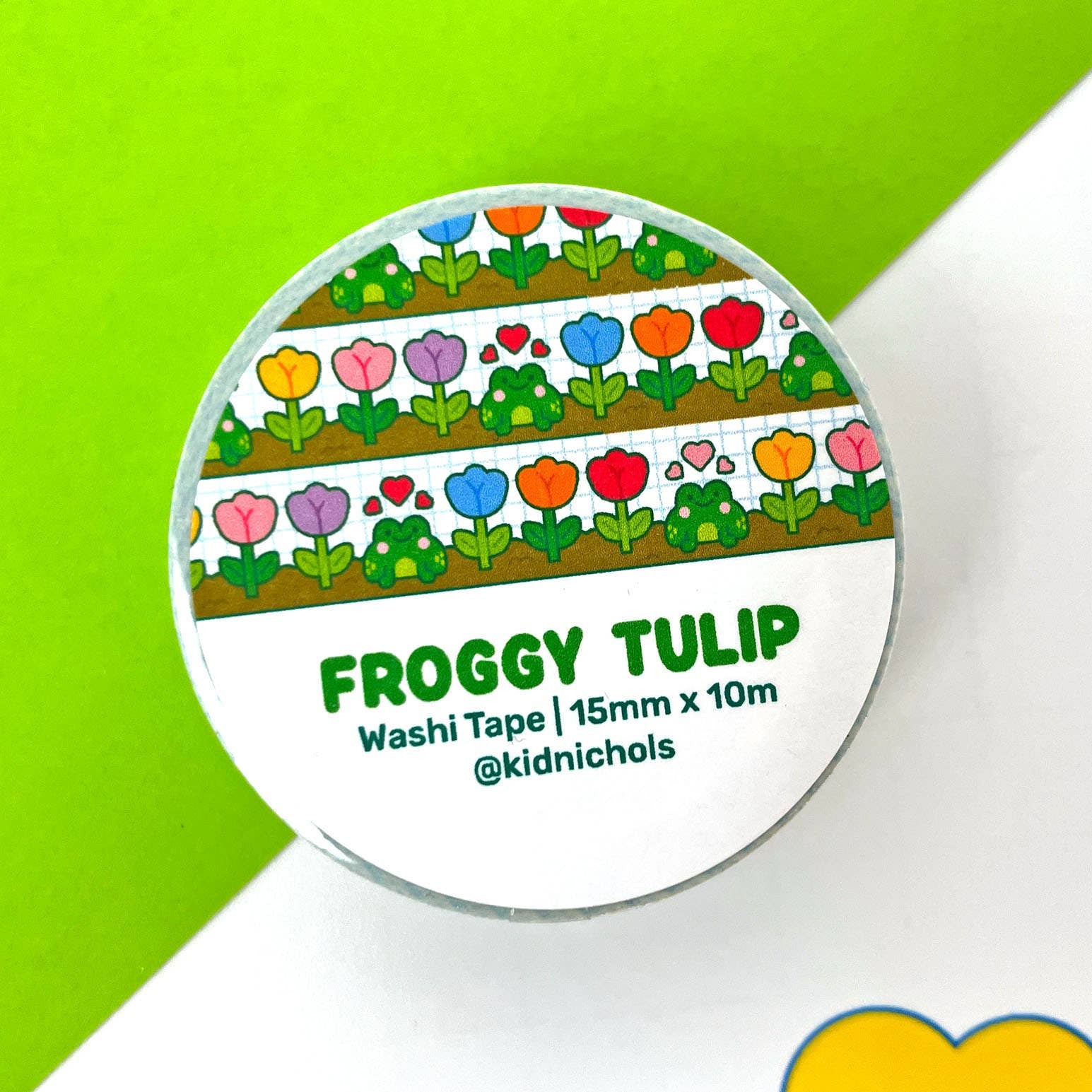 Froggy Tulip Washi Tape