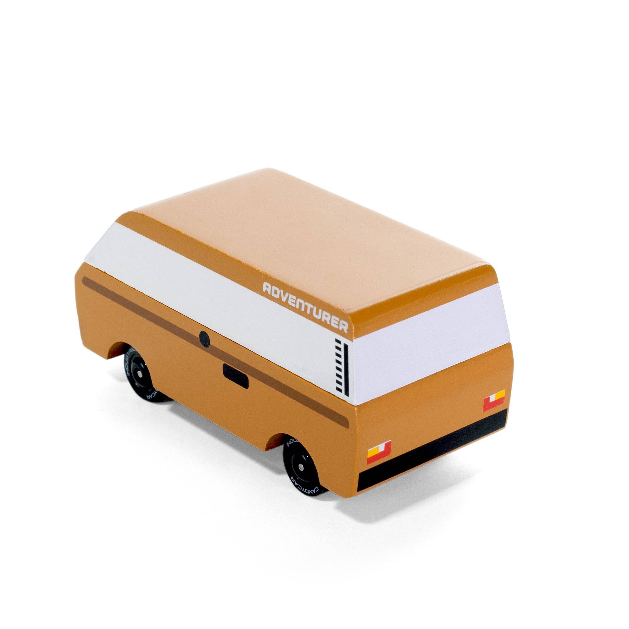 Model of a van with 'Adventurer' branding on a white background