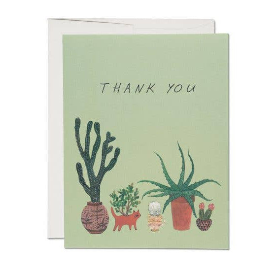 Cactus Thank You card (box of 8)