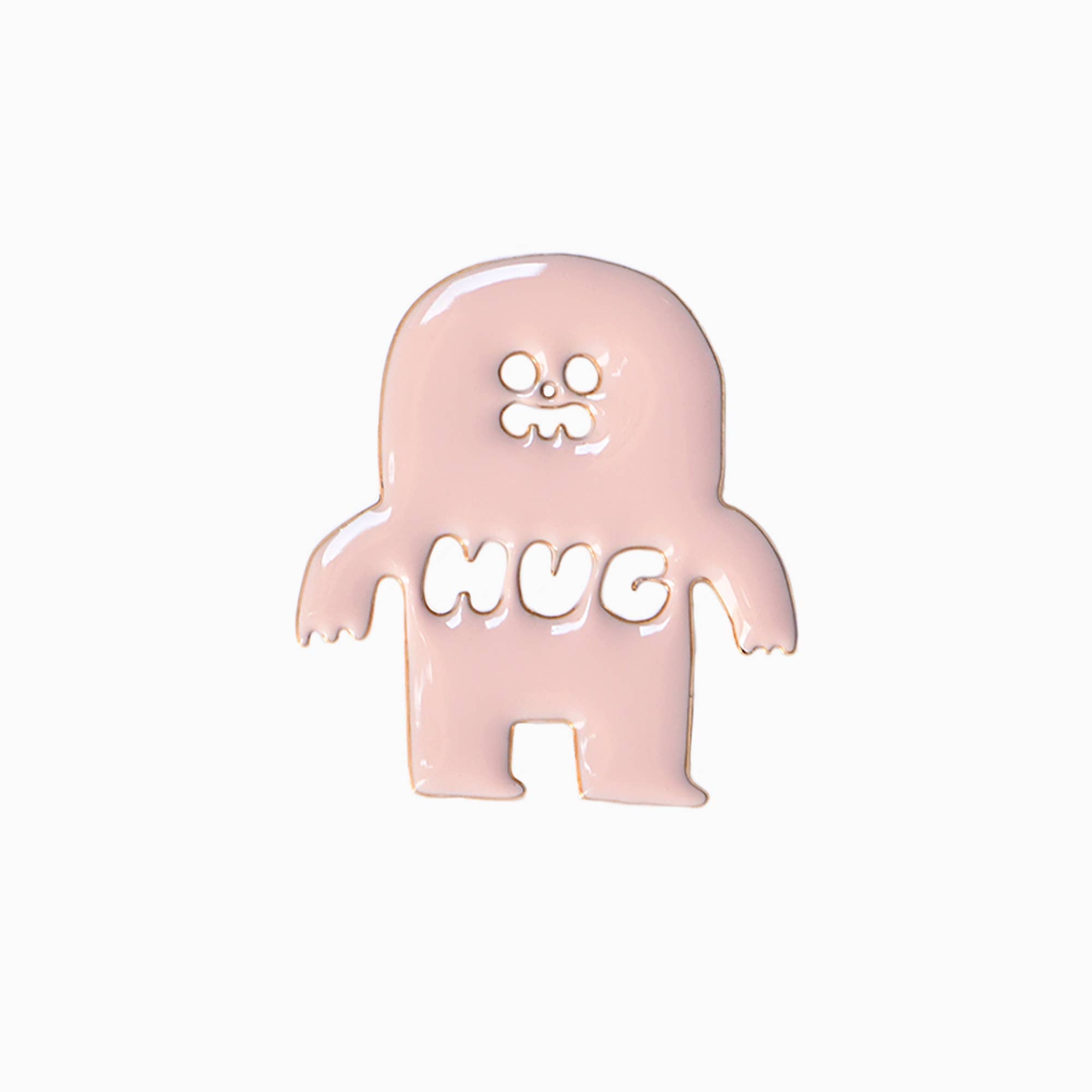 HUG enamel pin x Suzy Ultman