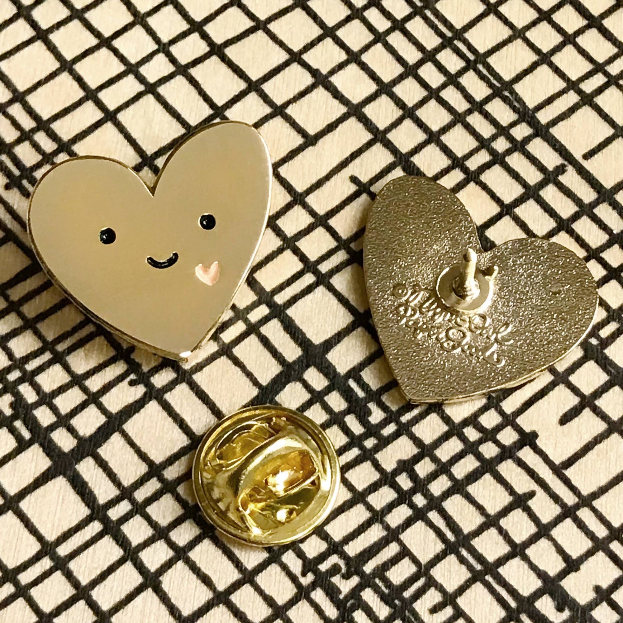 Happy Heart Enamel Pin