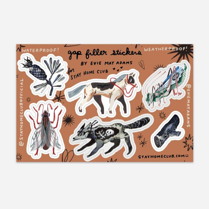 Evie May Adams Gap Filler Sticker Sheet