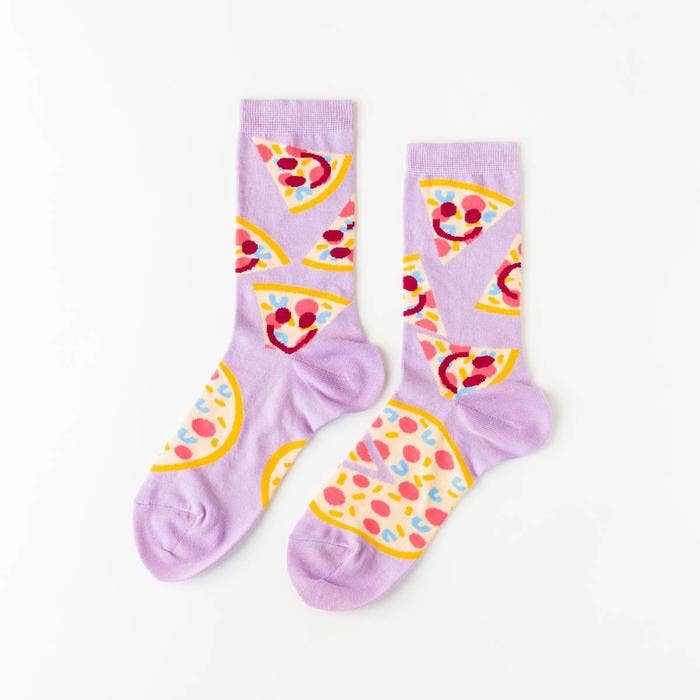 Pizza Socks - Women's Crew Pizza Socks