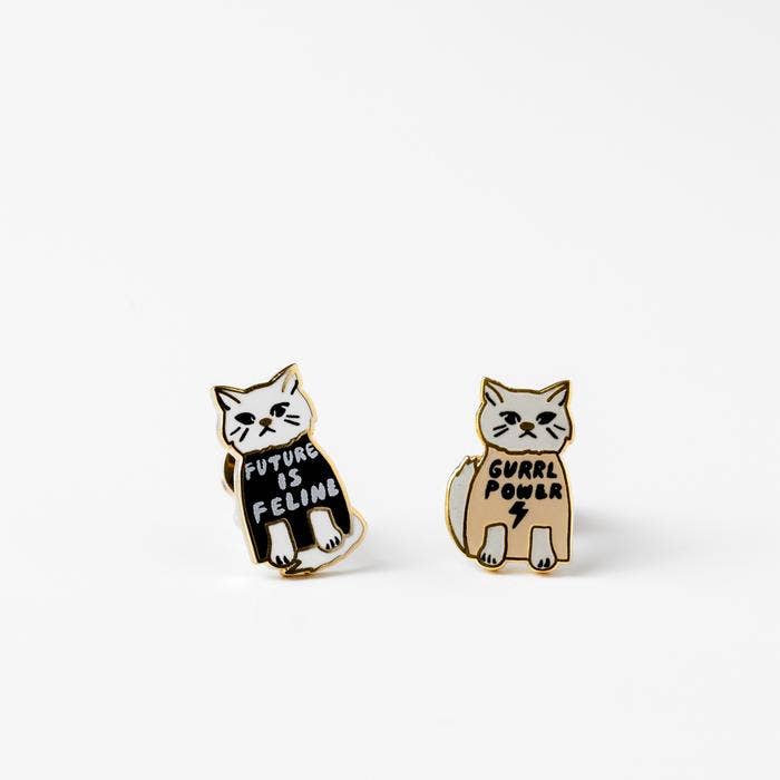Girl Power Earrings - Studs