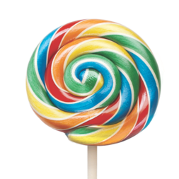 Rainbow Blast Lollipop