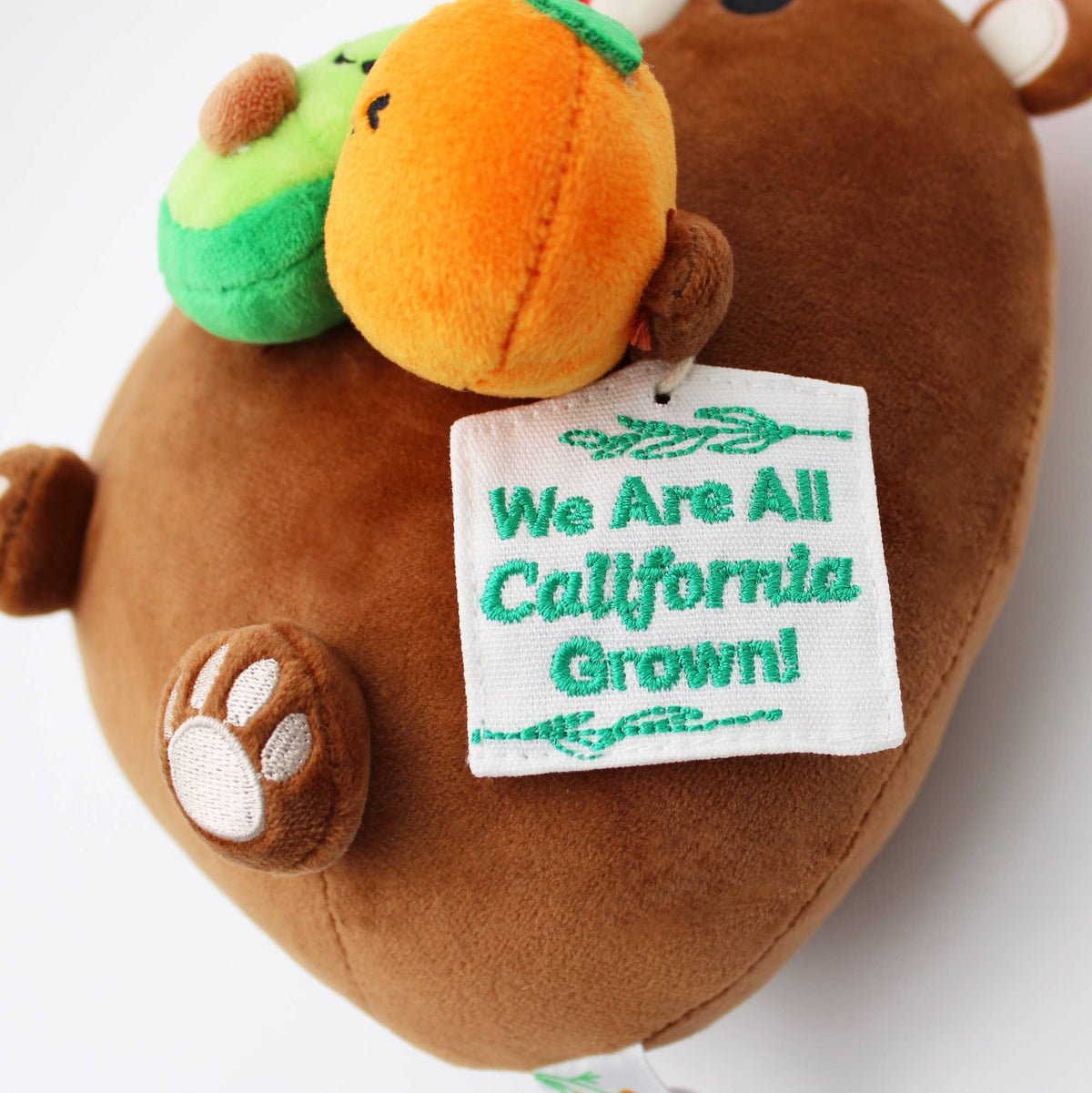 California Bear with Fruits Plush Toy