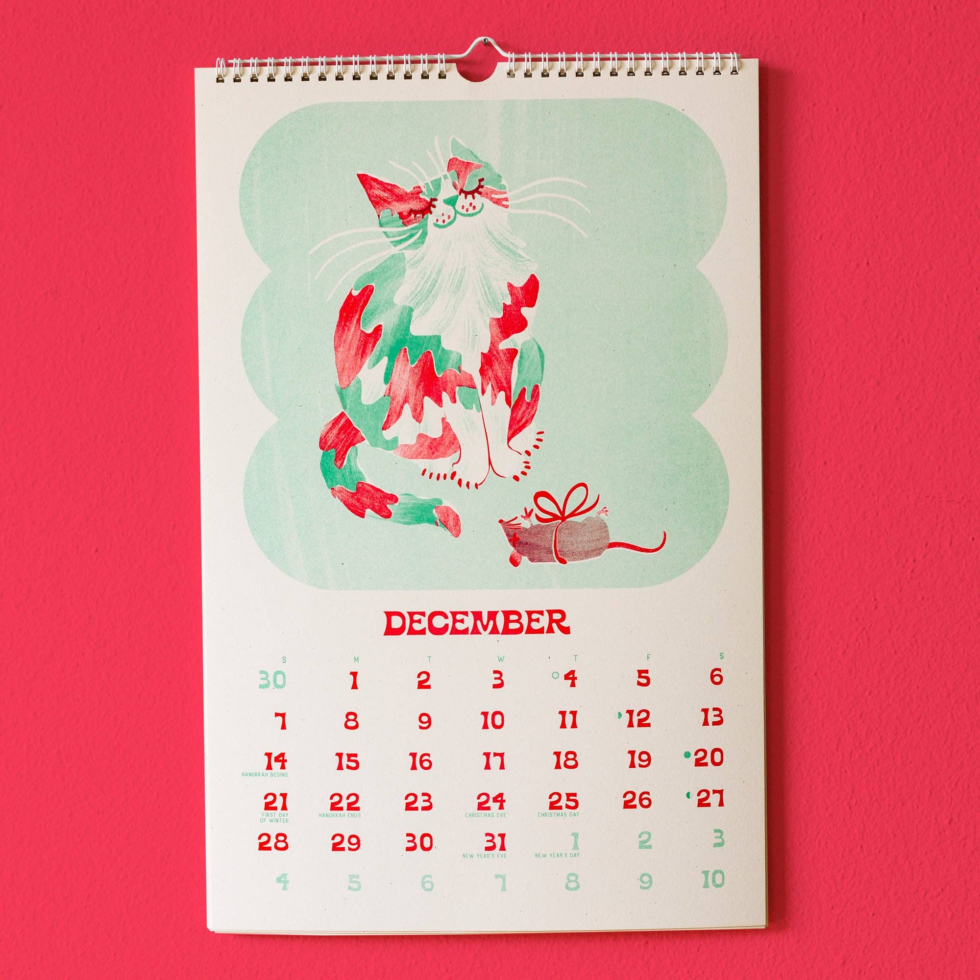 2025 Risograph Wall Calendar - Ain't Life Grand?