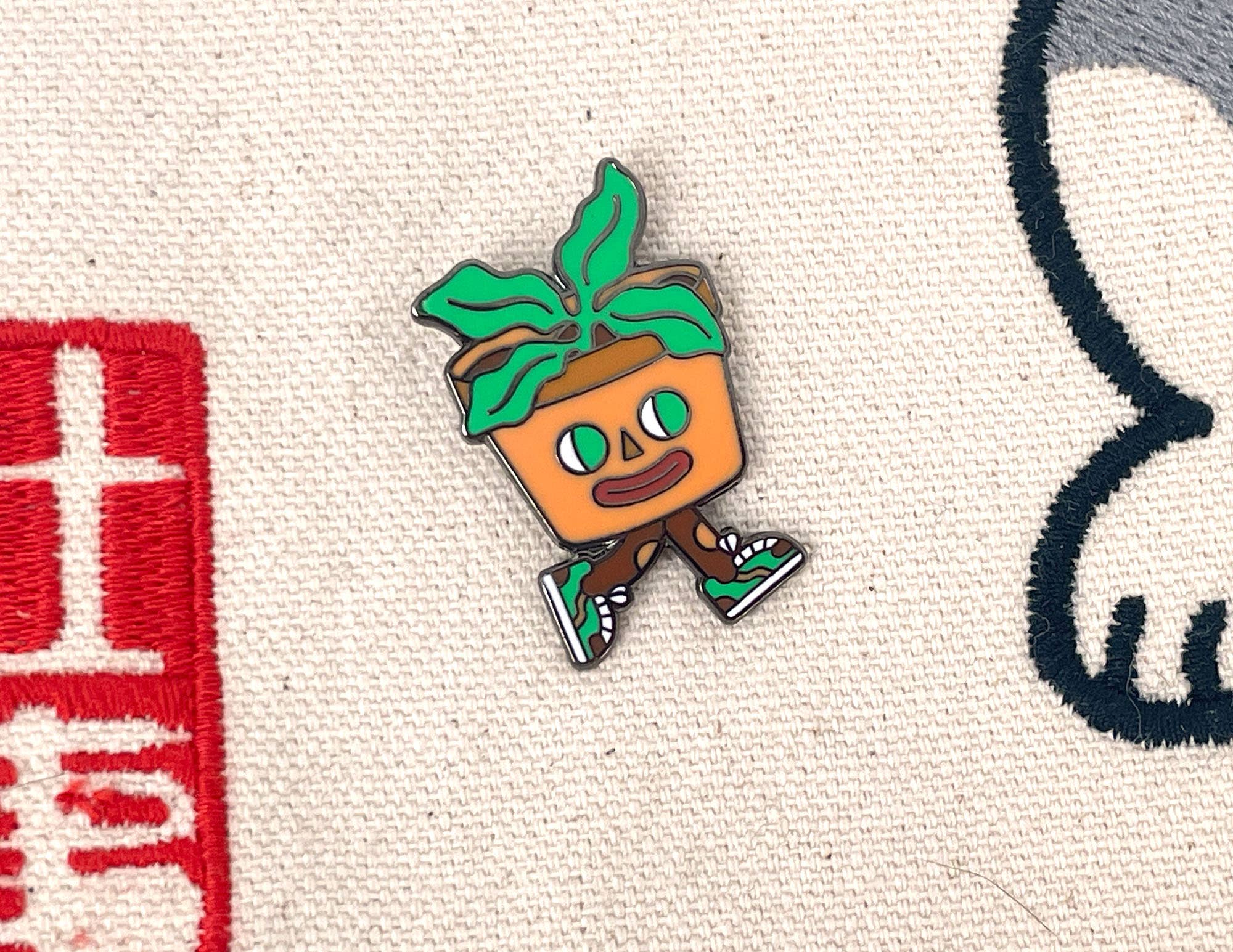 Cuppa Greens Enamel Pin