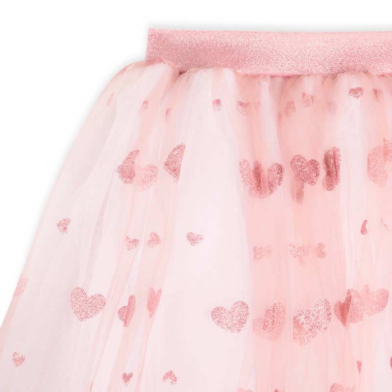 The long sequined heart petticoat