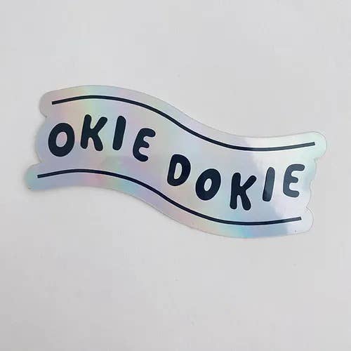 Sticker - okie dokie (holographic)