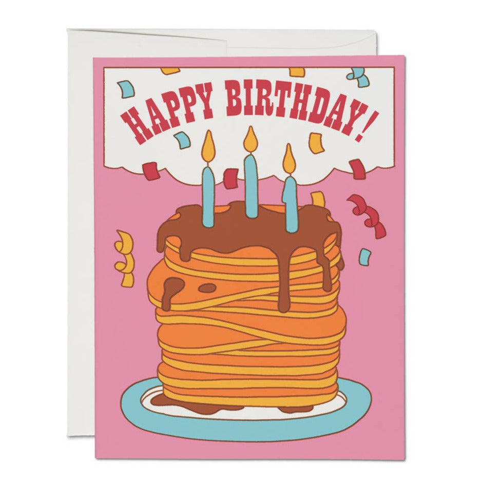 Pancake Birthday card