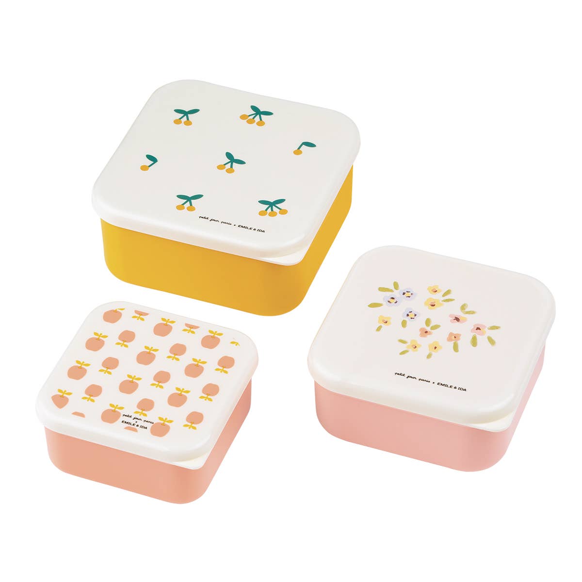 Set of 3 lunch boxes ÉMILE & IDA