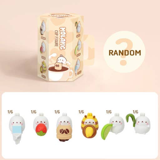 Molang Cup Figure Mystery -Blind Box