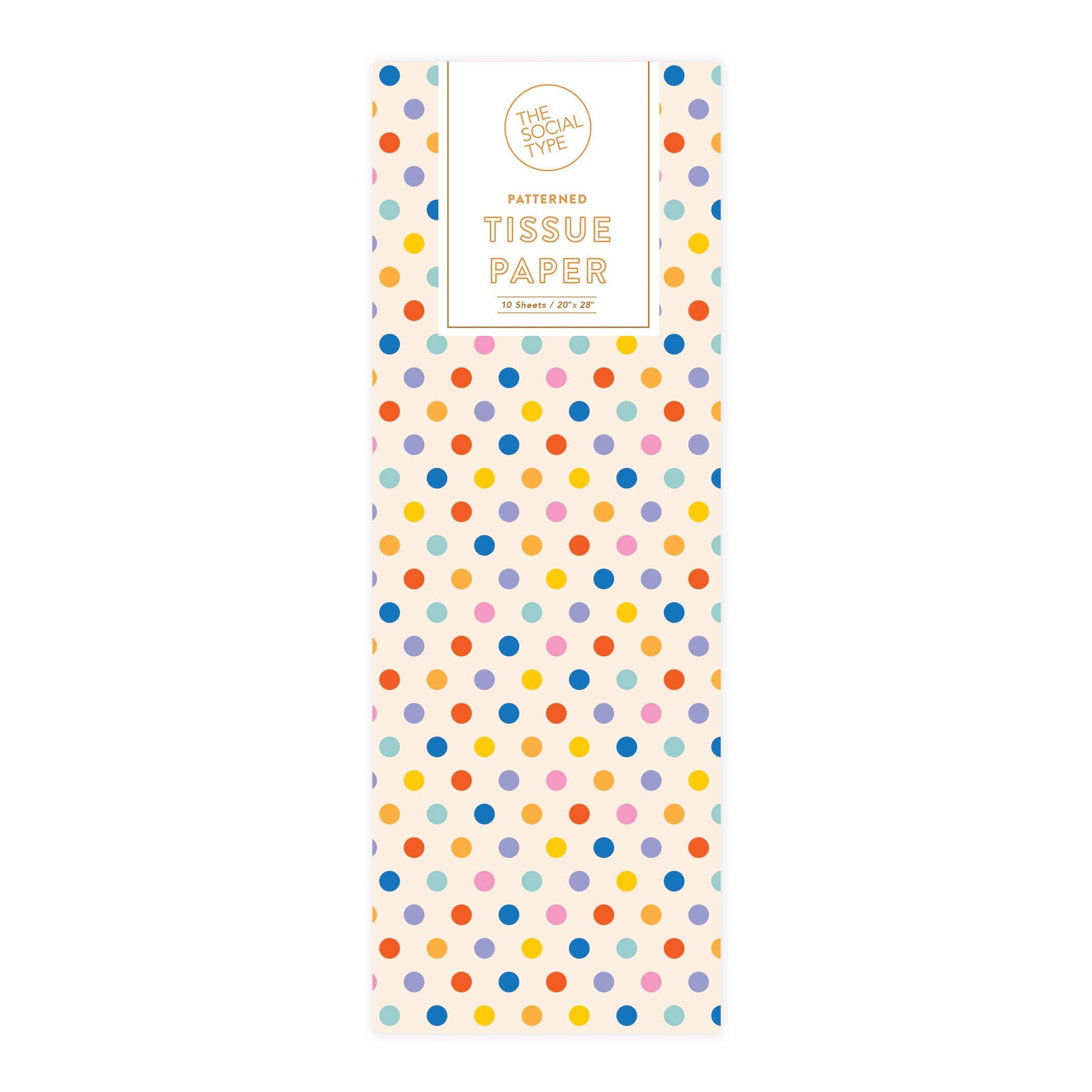 Rainbow Confetti Dot
