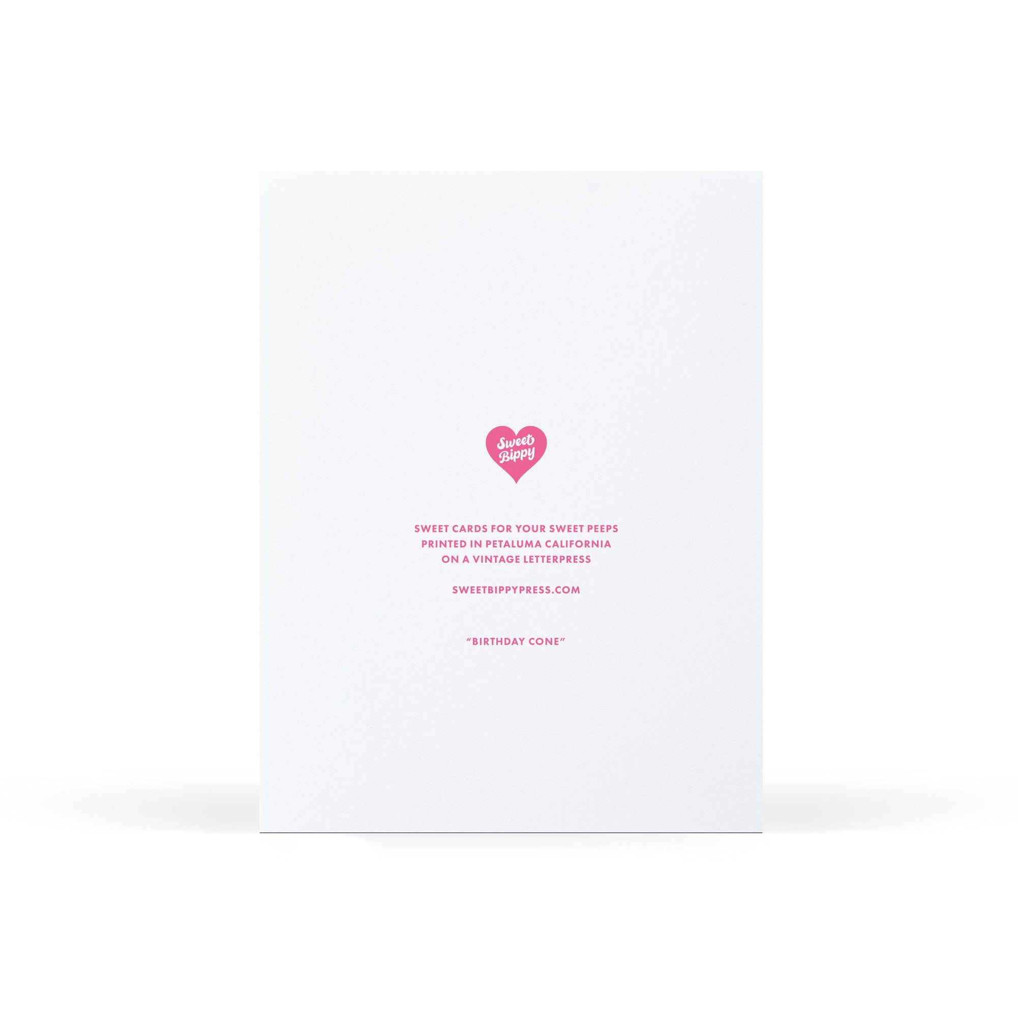 Birthday Cone Greeting Card