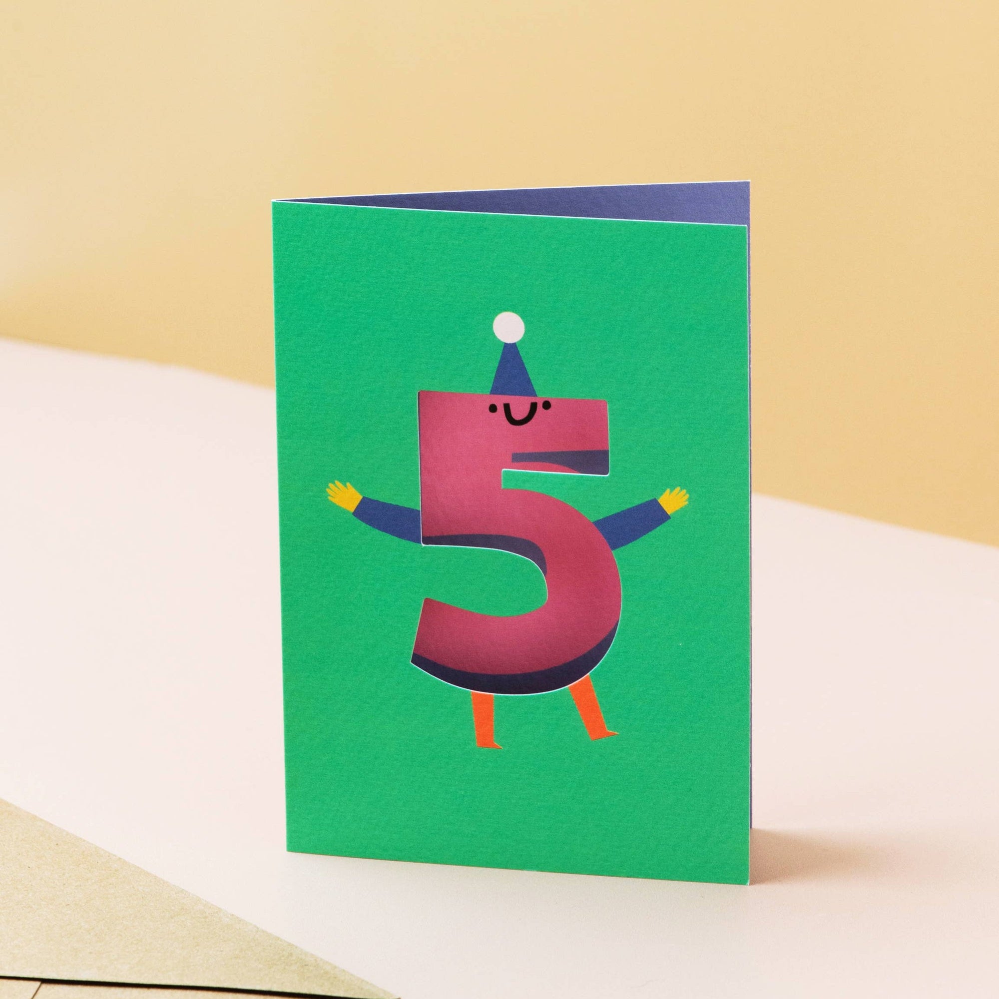 Age  5 - Die Cut - Happy Birthday - Five