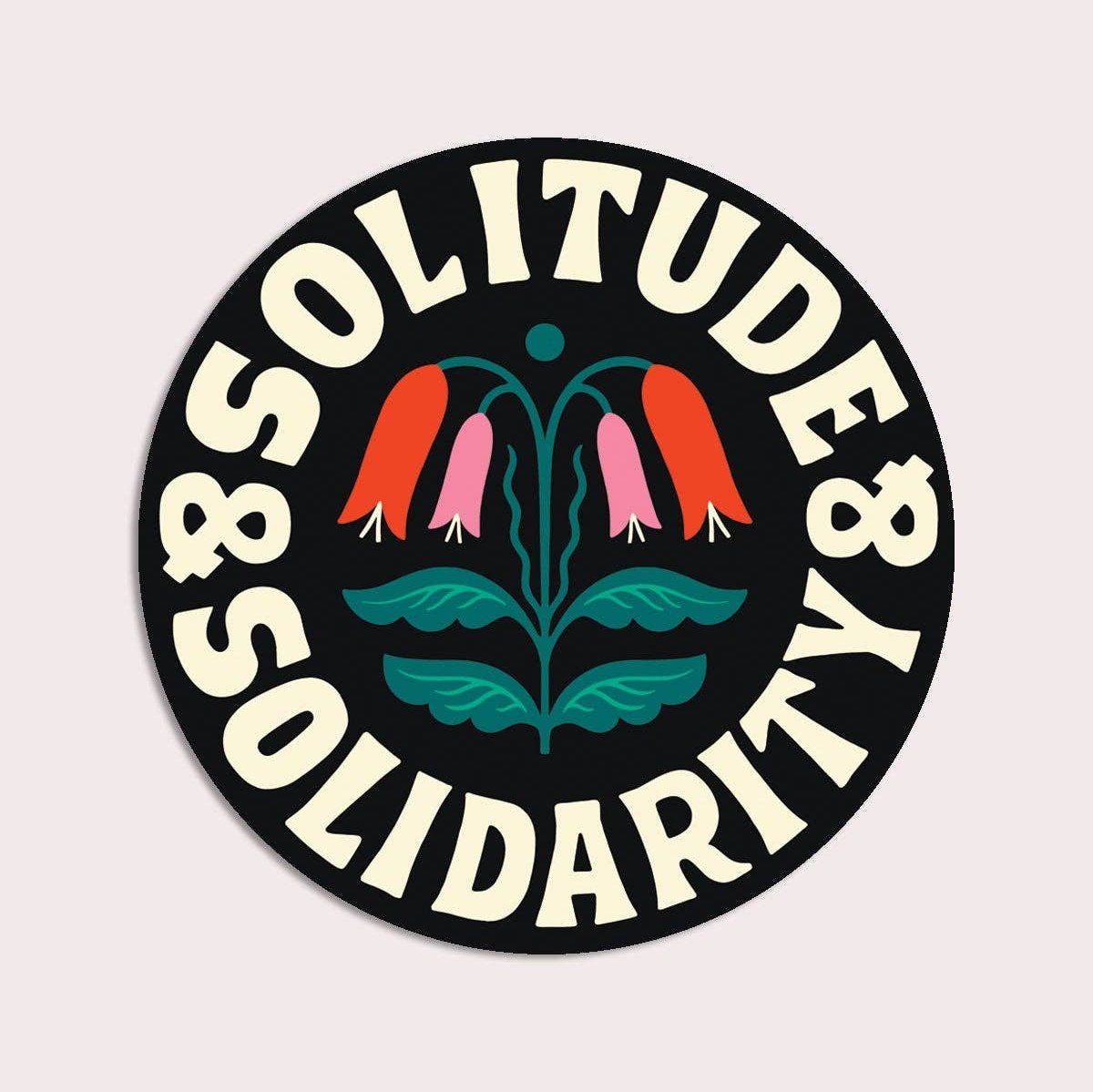 Solitude & Solidarity Vinyl Sticker