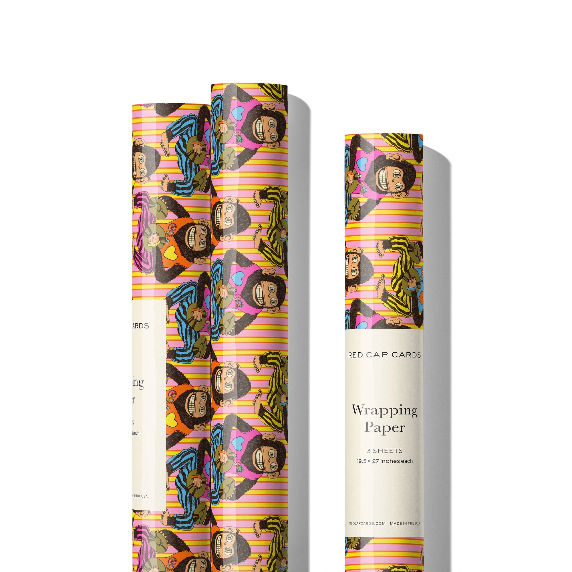 Love You Weirdo wrapping paper- roll of 3 sheets