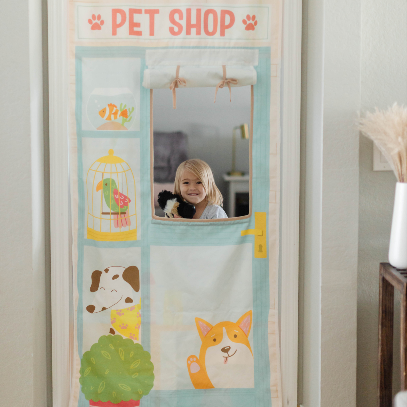 Pretend Play Set -  Pet Shop & Groomer Storefront