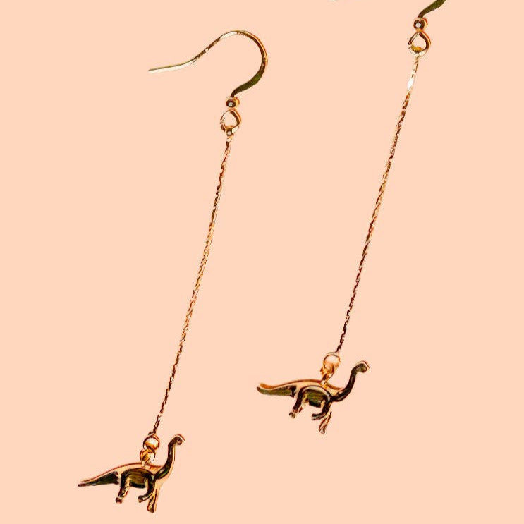 Dino-Mite Brontosaurus -18K Gold Plated