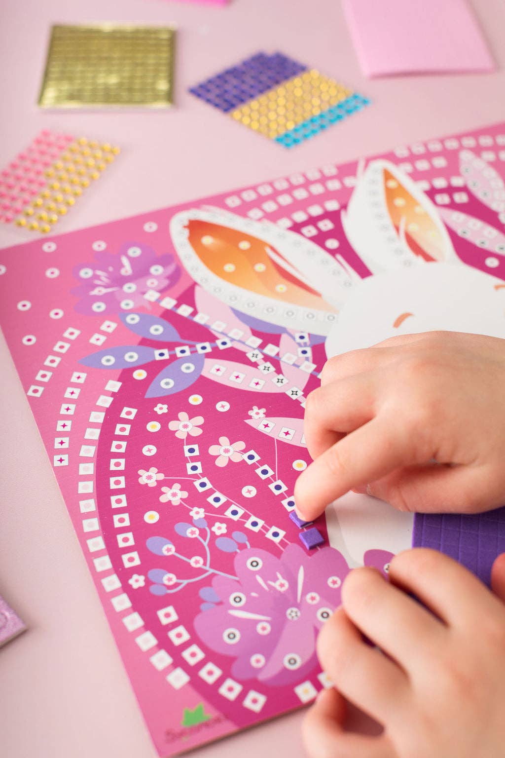 Stick'N Fun - XL Mosaics Cuddly Animals
