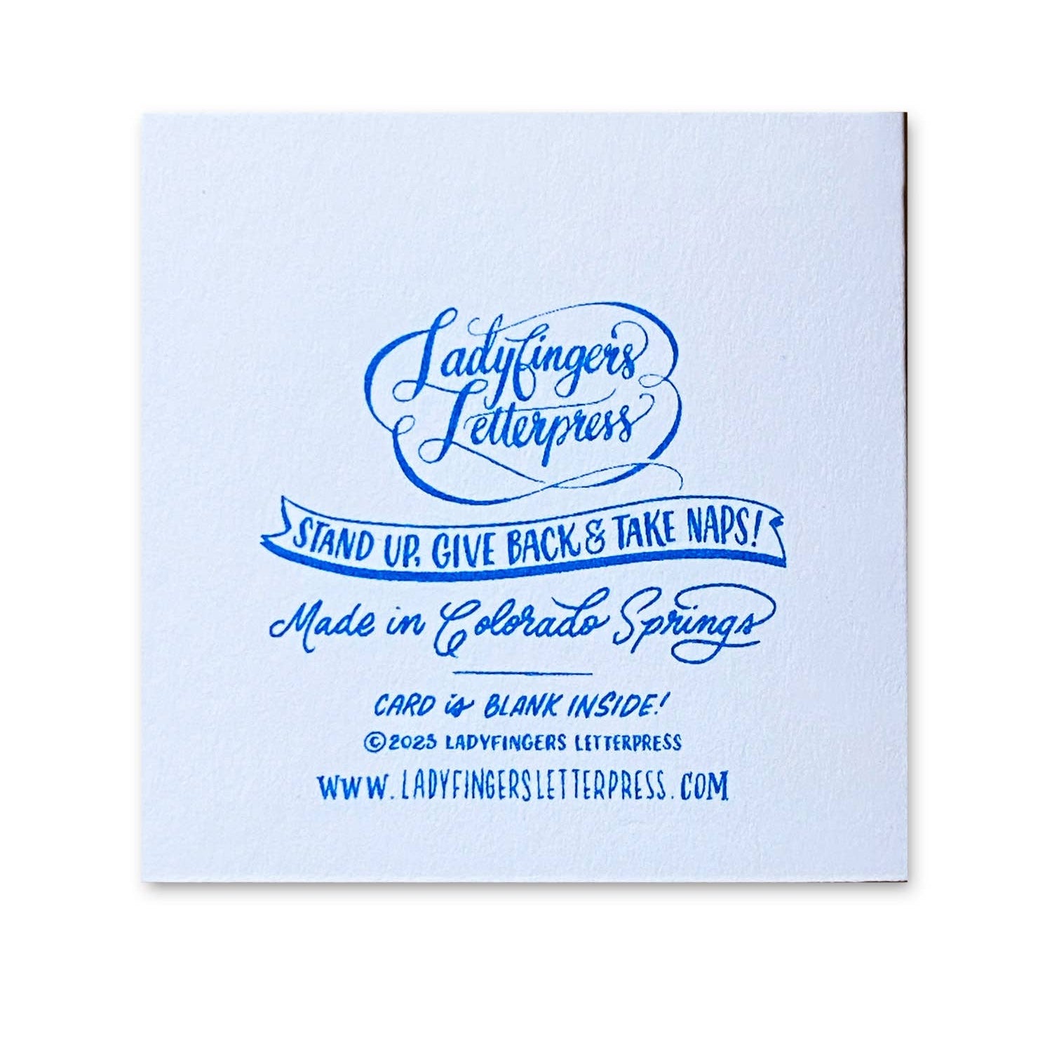 Espresso My Gratitude Risograph Tiny Card