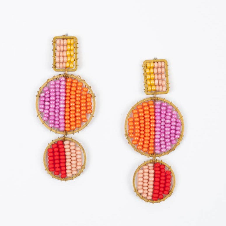 Mod Block Earrings