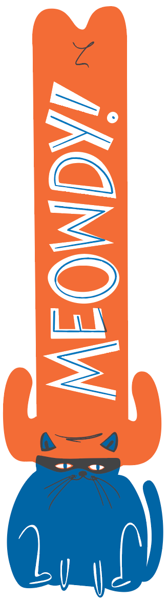 Meowdy  - Vinyl XL Sticker - Bumper sticker