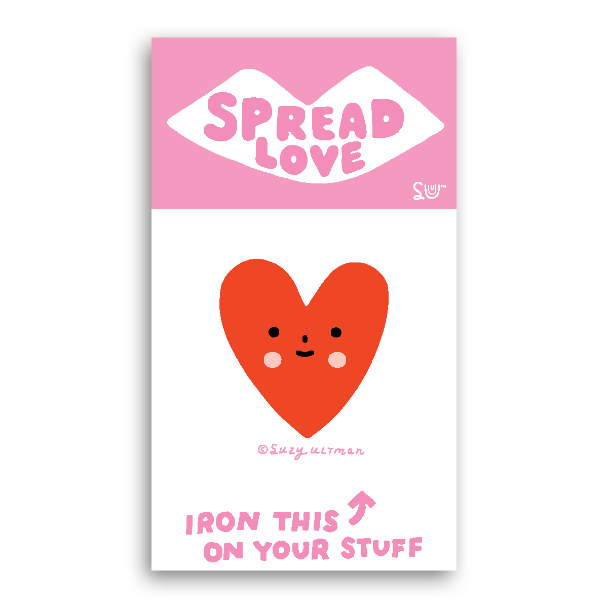 HDP x Suzy Ultman Pack of Love, 6 L'il Something Iron-On Cards