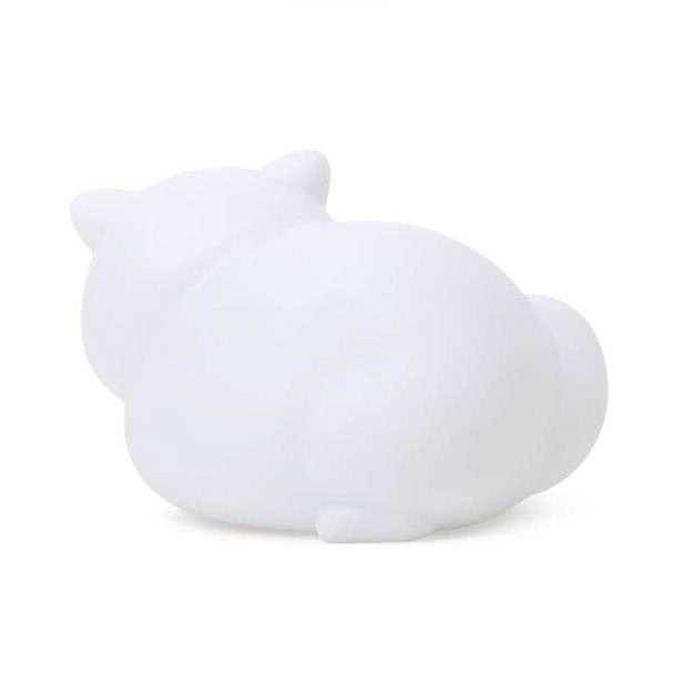 White silicone duck-shaped container on a white background