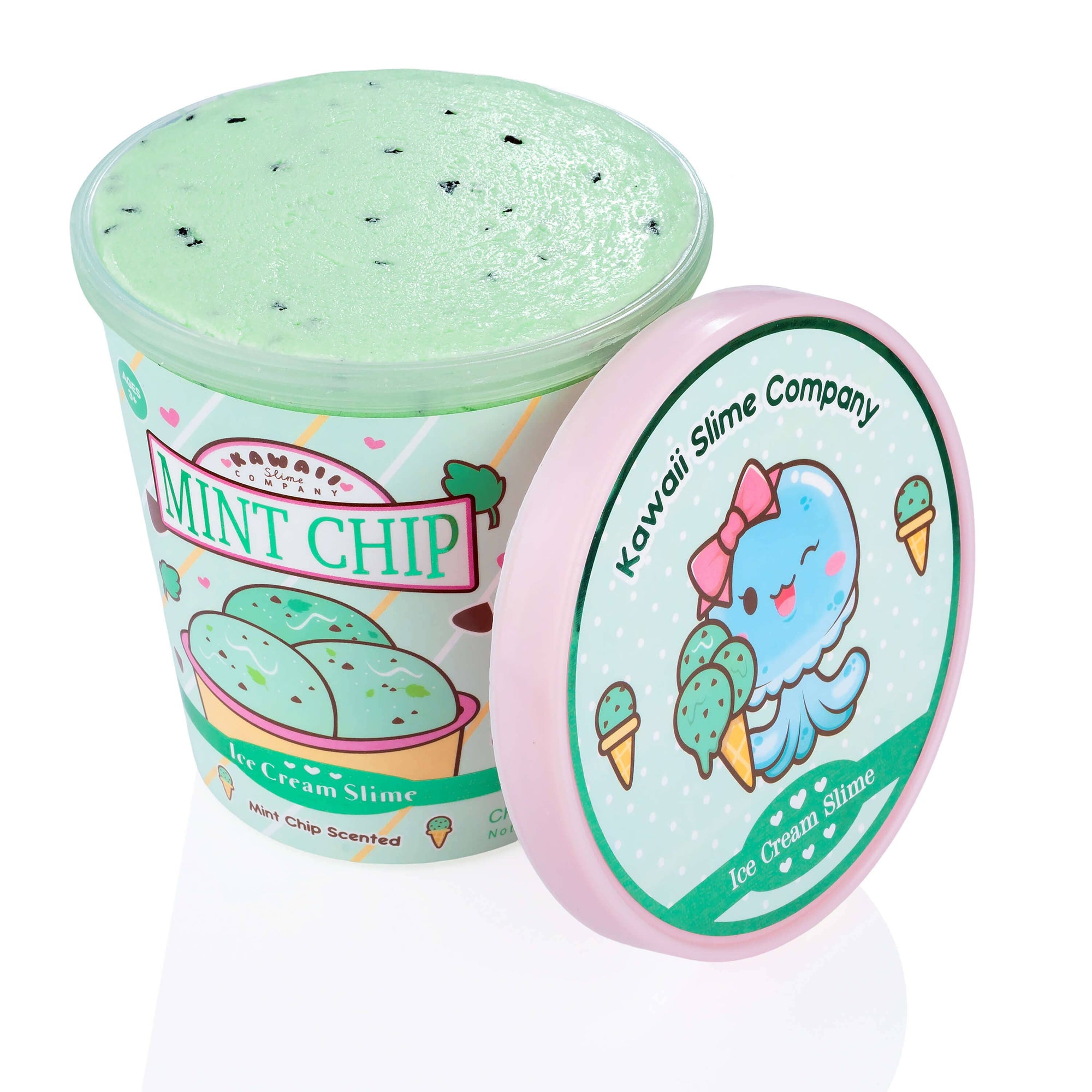 Mint Chip Scented Ice Cream Pint Slime