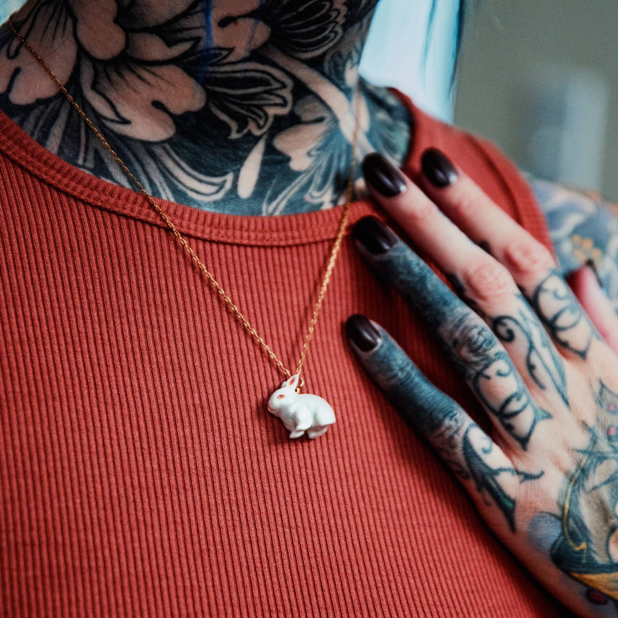 Tiny Bunny Necklace