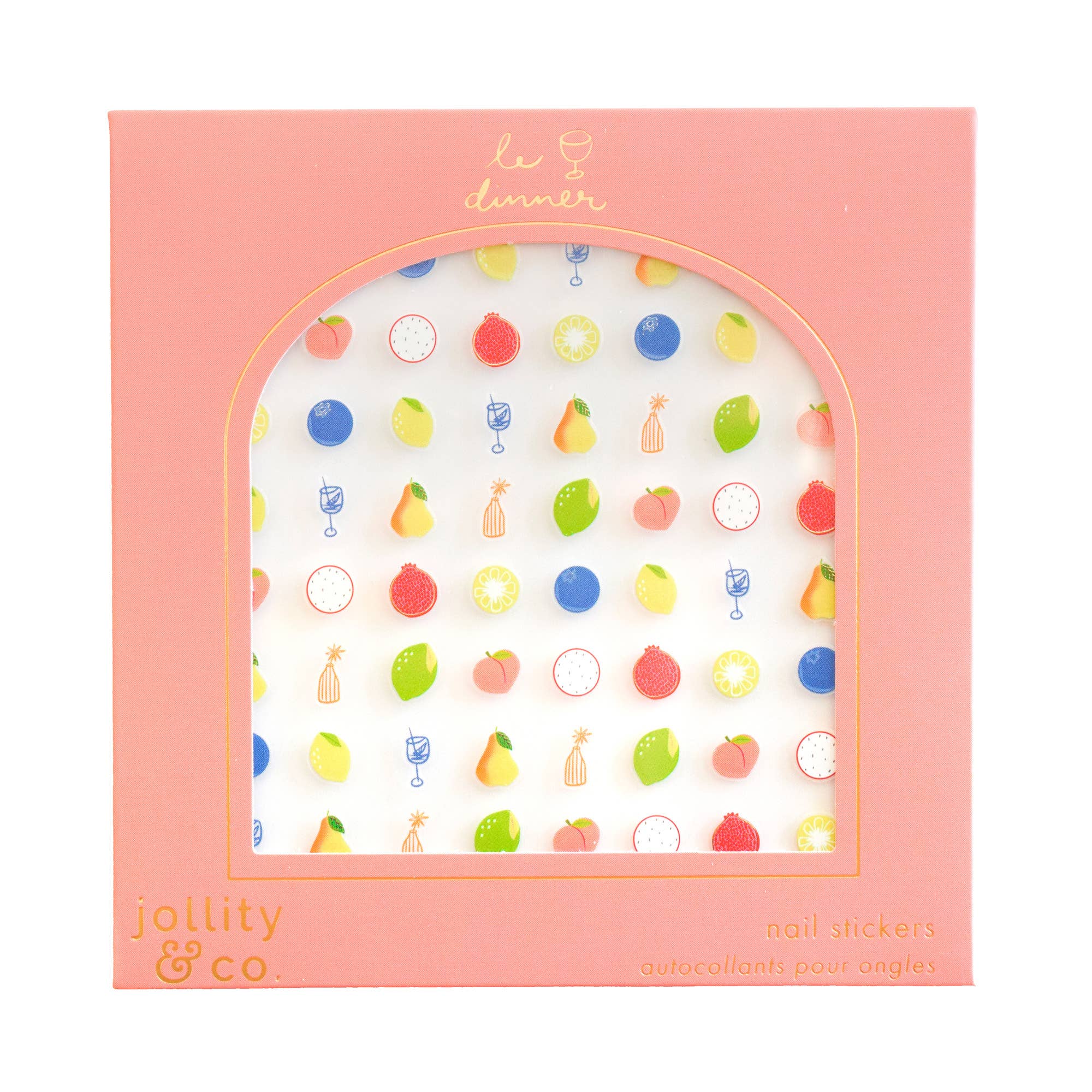 Le Dinner Fruit Nail Stickers