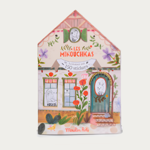 Minouchkas Coloring books (20 pages) with 150 stickers