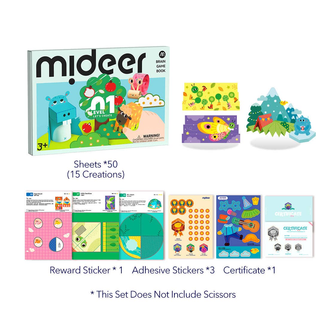 Brain Game Book: Let's Create