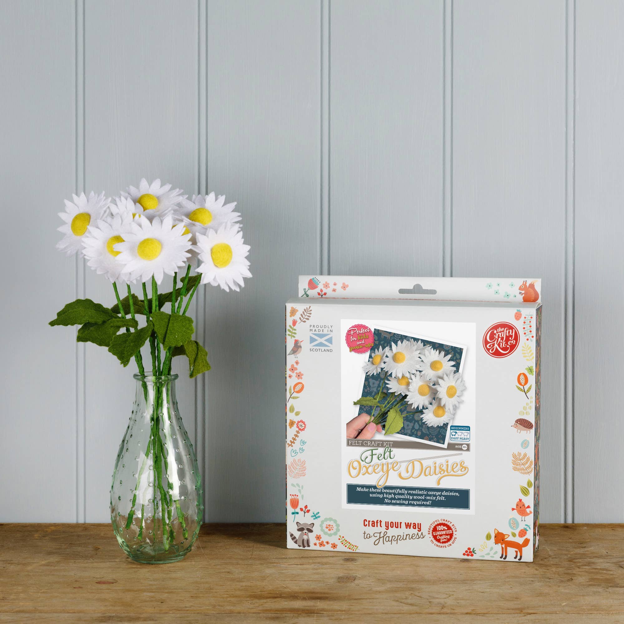 Felt Oxeye Daisies Flower Craft Kit