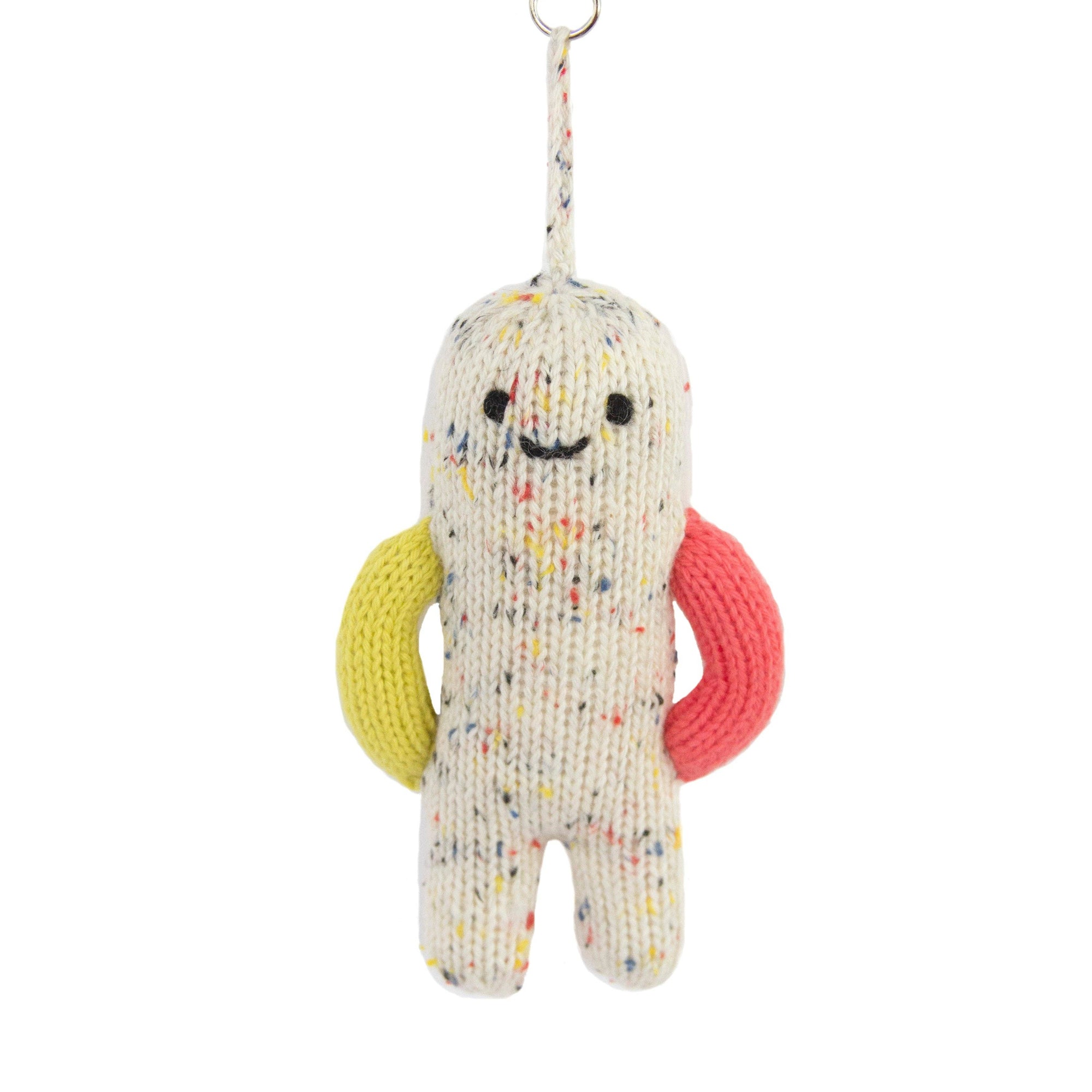 Bag Charm Hold Me Speckled