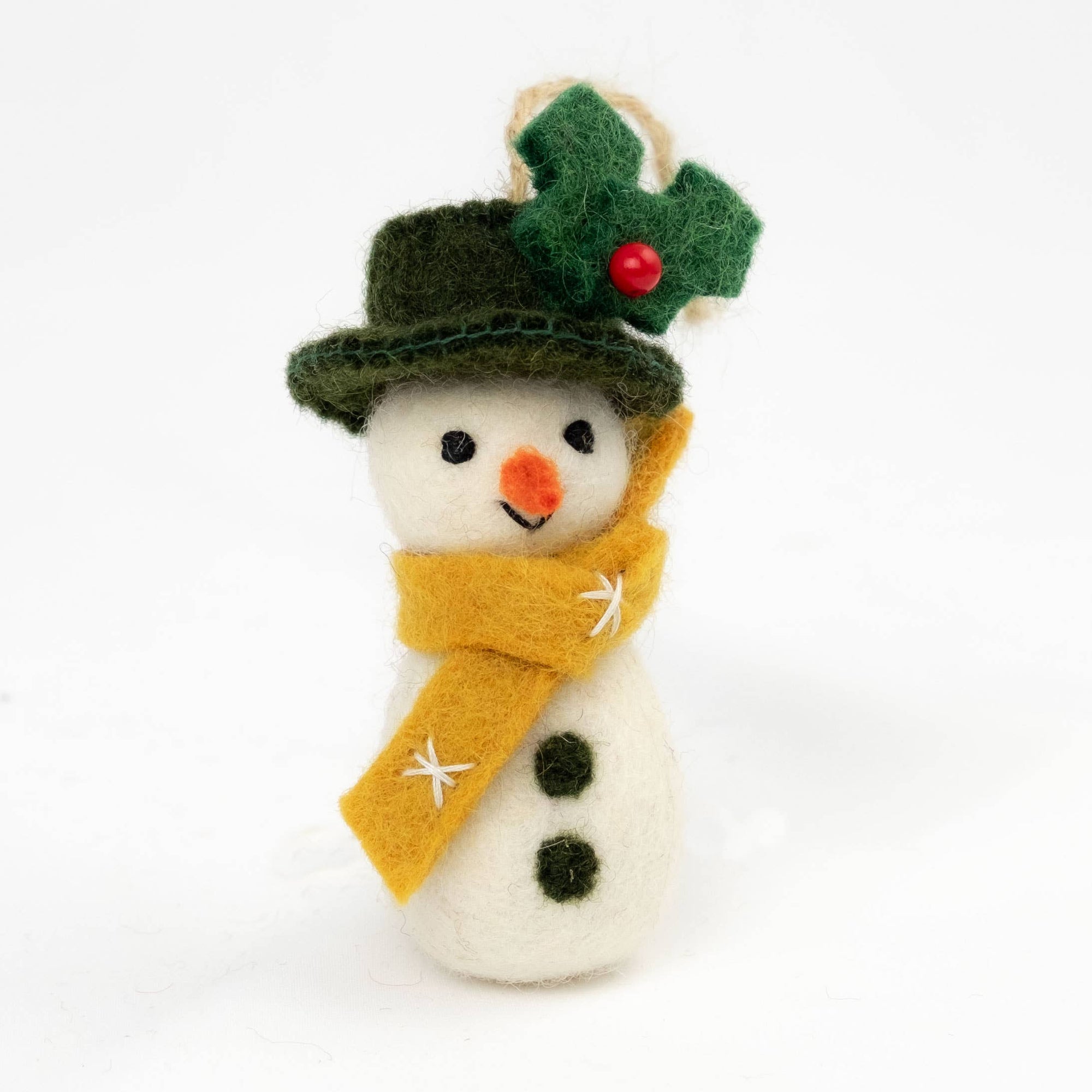 Winter Felt Snowmen Ornament