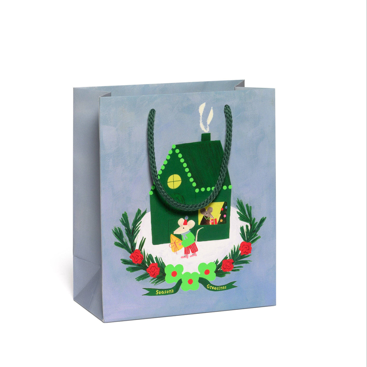 Christmas Mice medium gift bag -medium