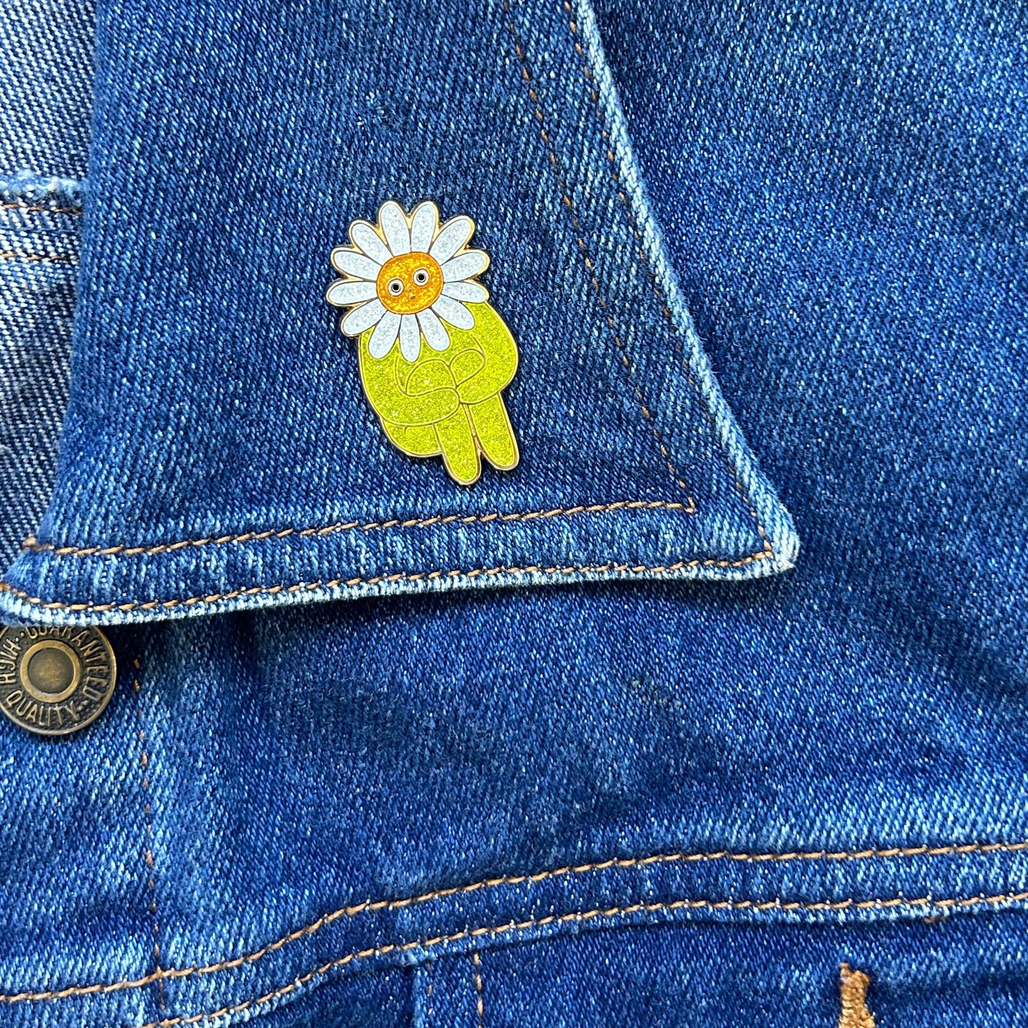 Flower Boy Enamel Pin