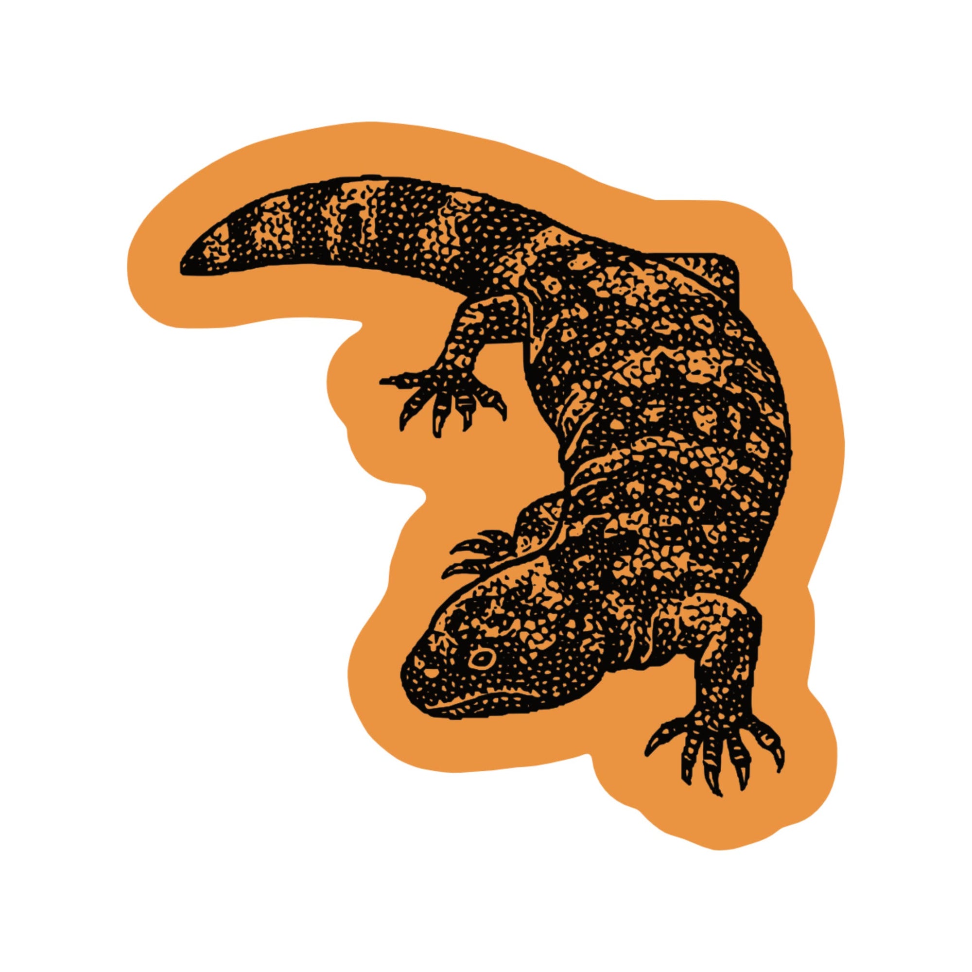 Desert Gila Monster Lizard High Quality Vinyl Sticker