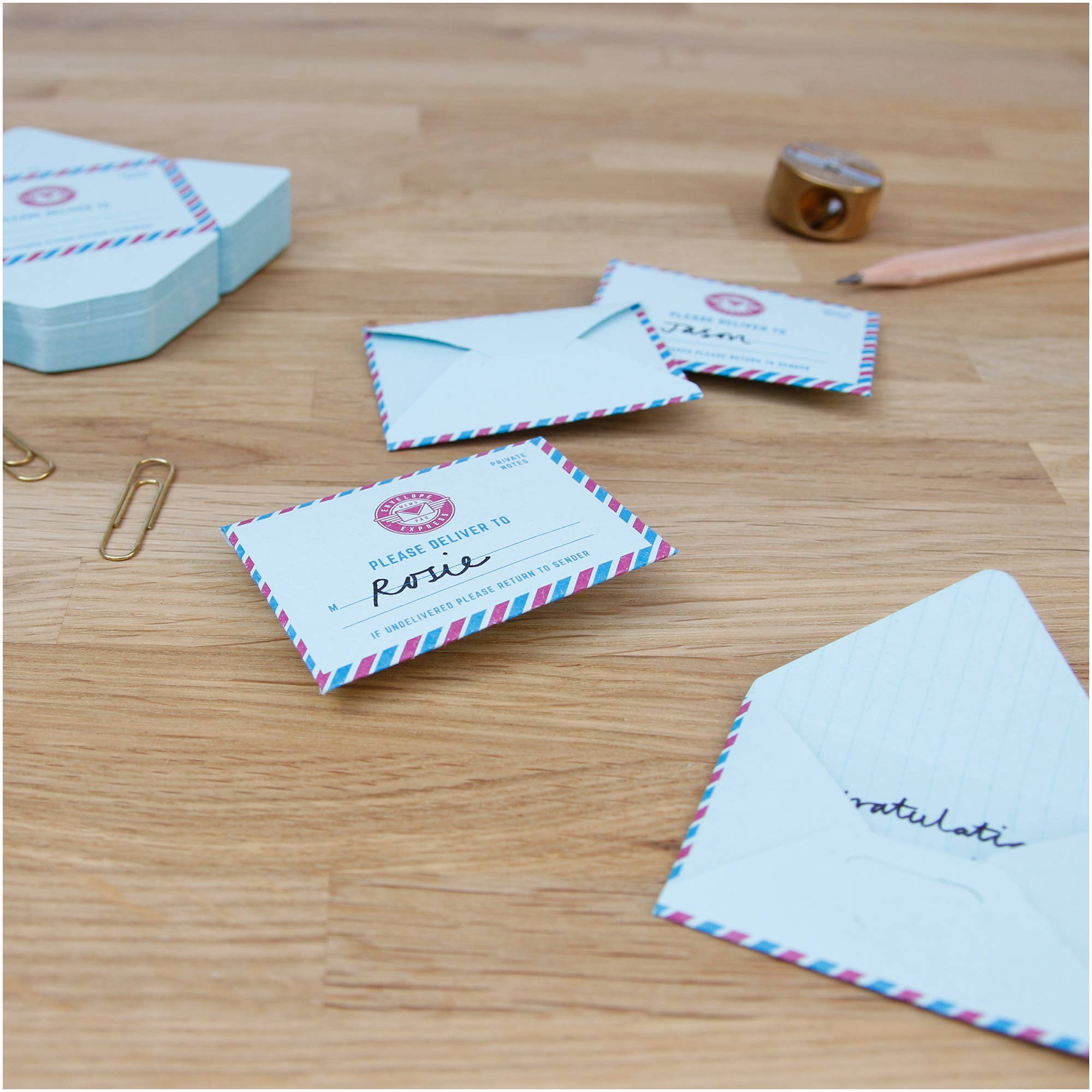 Mini Mail Foldable Notes