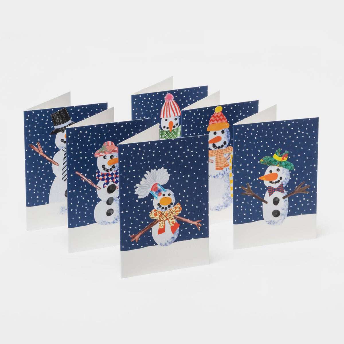 Make Your Own Christmas Cards' Snowman Set -6pk