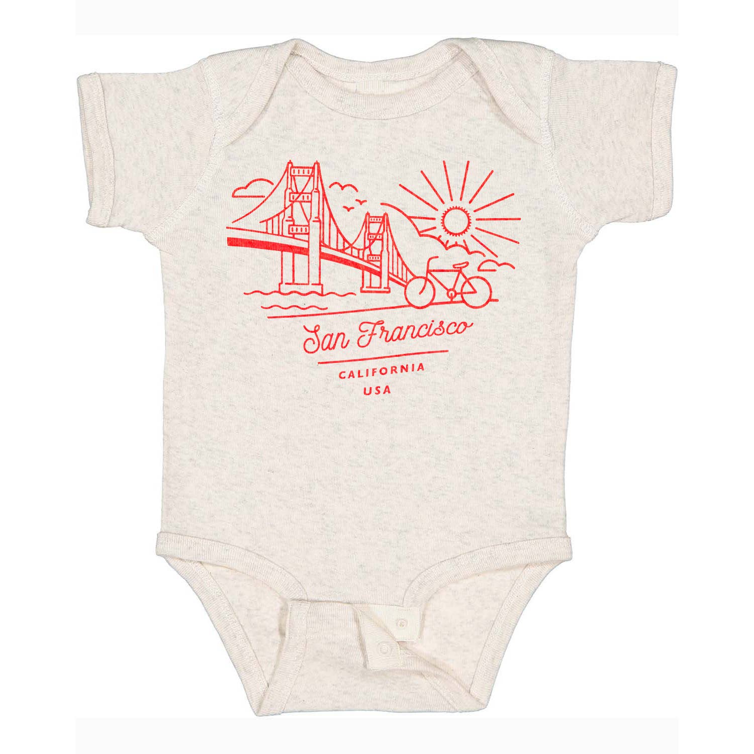 Golden Gate Sunset Onesie