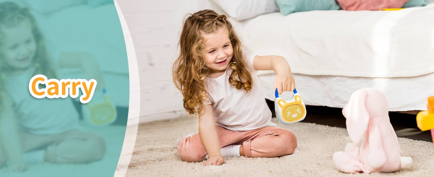 Pocket Bunny – Travel-Friendly Kids' Music Player & Soother