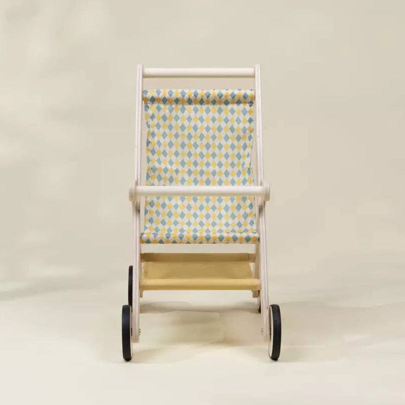 Wooden Dolls’ Stroller