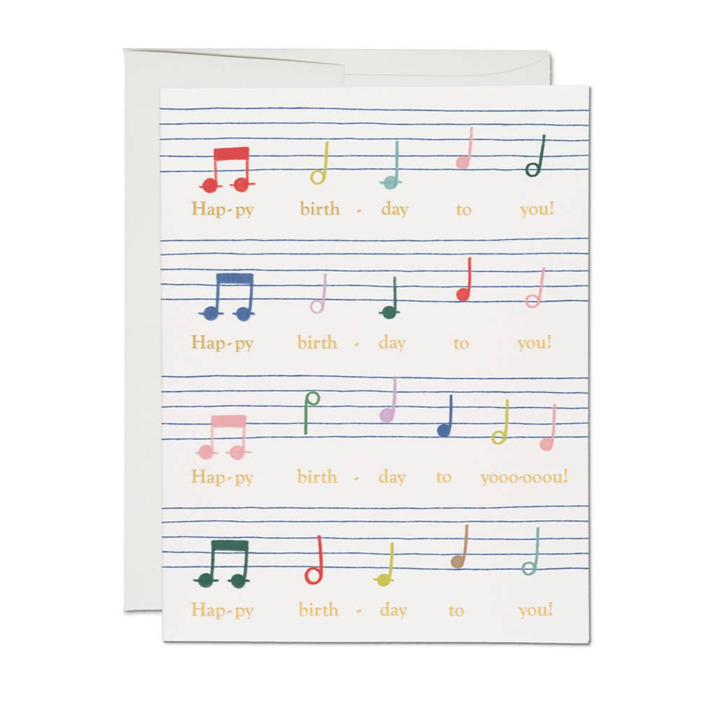 Birthday Song card