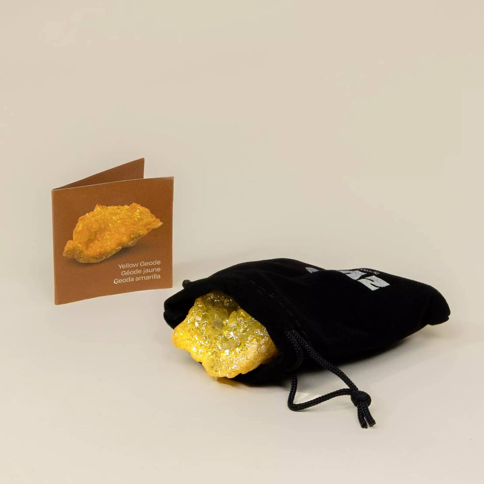 Collectible Mineral - Yellow Geode