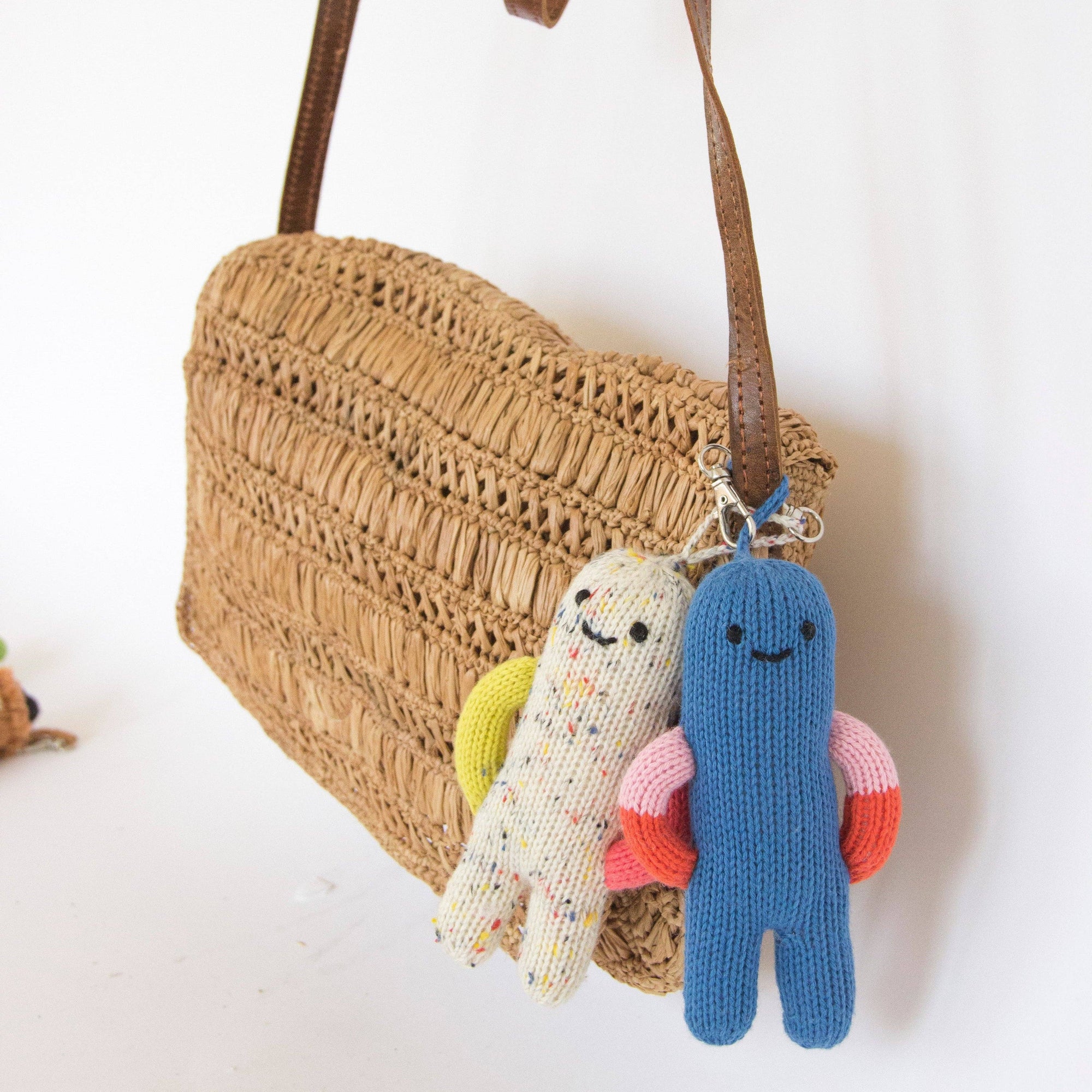 Bag Charm Hold Me Speckled