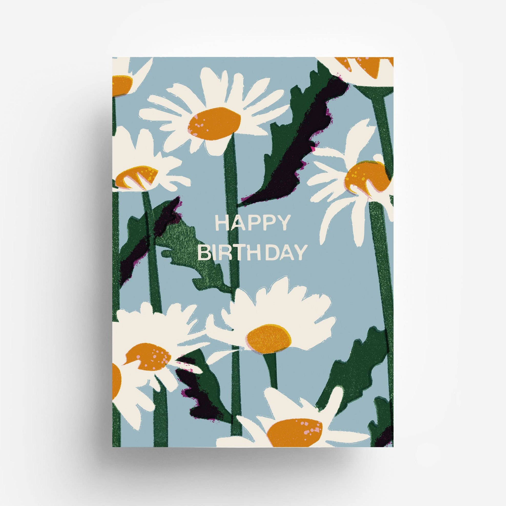 Birthday Flowers Postcard -Barbara Dziadosz